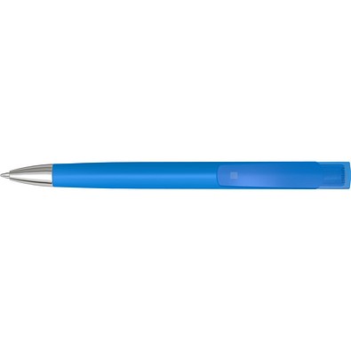uma® TRINITY K transparent SI RECY Druckkugelschreiber, hellblau