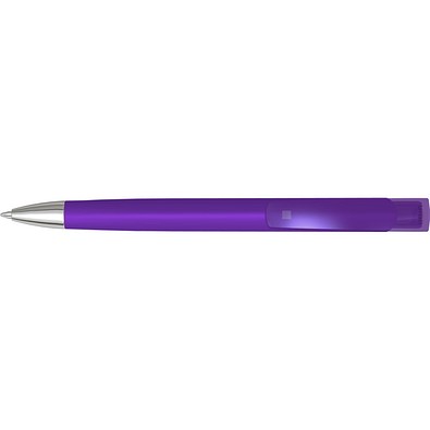 uma® TRINITY K transparent SI RECY Druckkugelschreiber, violett
