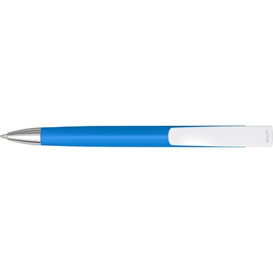 uma® TRINITY KG SI GUM Druckkugelschreiber, hellblau