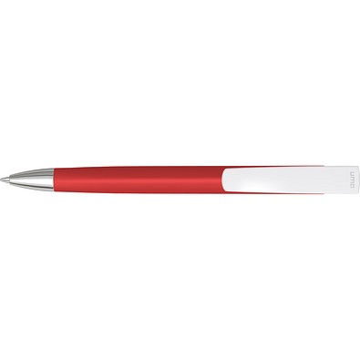 uma® TRINITY KG SI GUM Druckkugelschreiber, rot