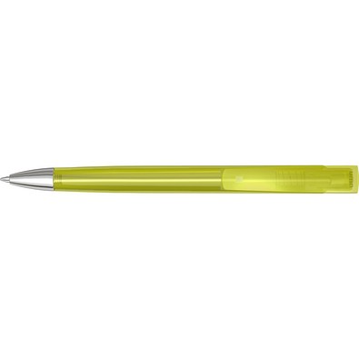 uma® TRINITY transparent SI Druckkugelschreiber, gelb