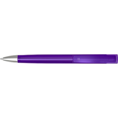 uma® TRINITY transparent SI Druckkugelschreiber, violett