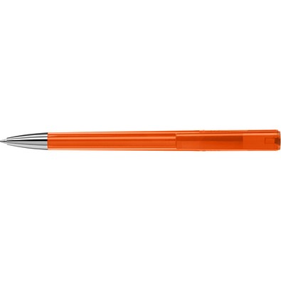 uma® ULTIMO transparent SI Drehkugelschreiber, orange