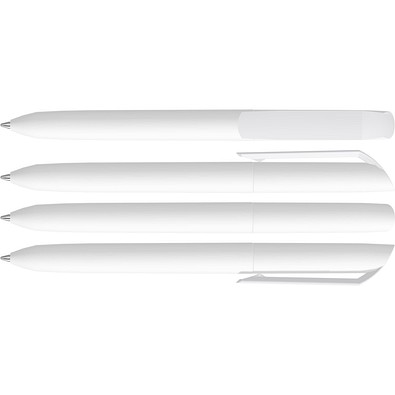 uma® VANE KG GUM Drehkugelschreiber, weiss