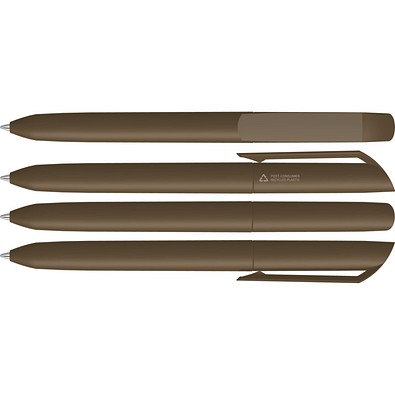 uma® VANE RECY Drehkugelschreiber, braun