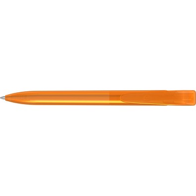 uma® YES transparent Druckkugelschreiber, orange
