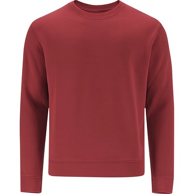 Unisex Sweatshirt mit Rundhalsausschnitt – Klassischer Crewneck, M, BORDEAUX