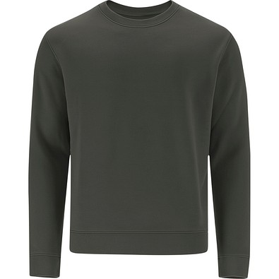 Unisex Sweatshirt mit Rundhalsausschnitt – Klassischer Crewneck, M, DUNKELGRAU