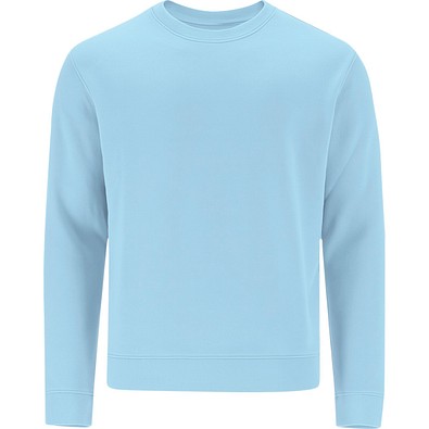 Unisex Sweatshirt mit Rundhalsausschnitt – Klassischer Crewneck, M, HELLBLAU