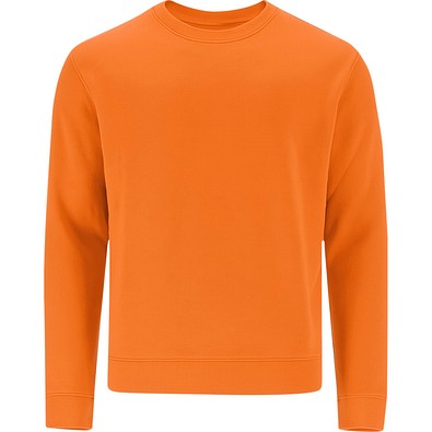 Unisex Sweatshirt mit Rundhalsausschnitt – Klassischer Crewneck, M, ORANGE