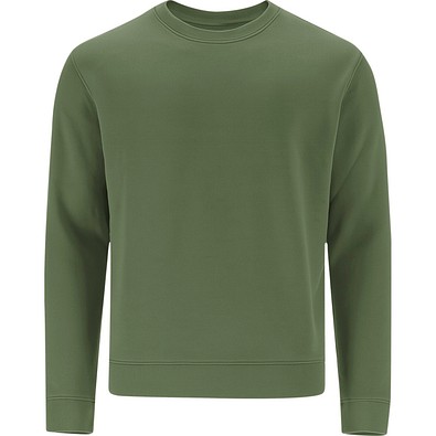 Unisex Sweatshirt mit Rundhalsausschnitt – Klassischer Crewneck, XXL, GRÜN BOTTLE