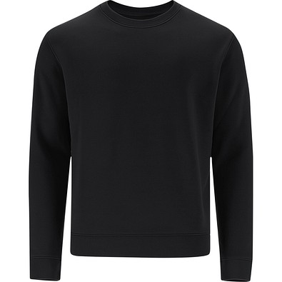 Unisex Sweatshirt mit Rundhalsausschnitt – Klassischer Crewneck, XXL, SCHWARZ