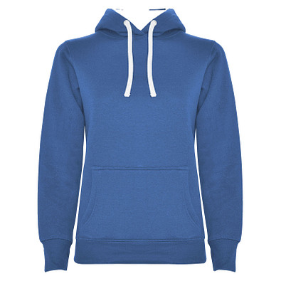 Urban Kapuzenpullover für Damen, Royal/weiß, 2XL