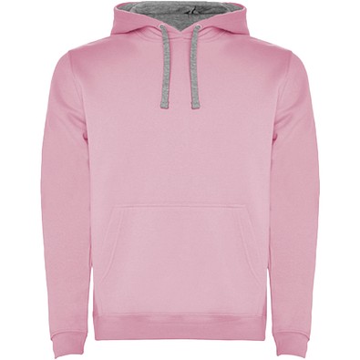 Urban Kapuzenpullover für Herren, hellrosa, L