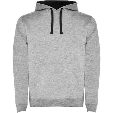 Urban Kapuzenpullover für Herren, Marl Grey/schwarz, 3XL