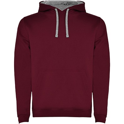 Urban Kapuzenpullover für Herren, Maroon rot, S