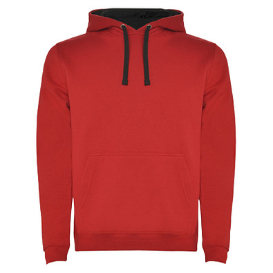 Urban Kapuzenpullover für Kinder, rot, 11/12