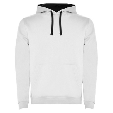 Urban Kapuzenpullover für Kinder, weiss, 3/4
