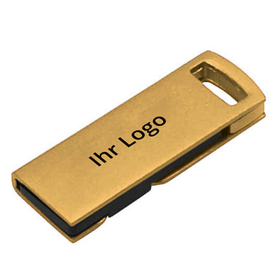 USB-Stick Mini-Twist, 4 GB, gold