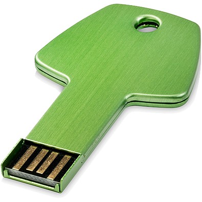 USB-Stick Schlüssel, grün, 16GB