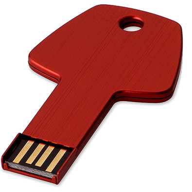 USB-Stick Schlüssel, rot, 16GB