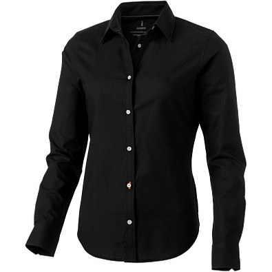 ELEVATE Damen Langarm Bluse Vaillant, schwarz, L
