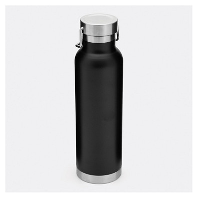 Vakuum-Isolierflasche MILITARY,schwarz
