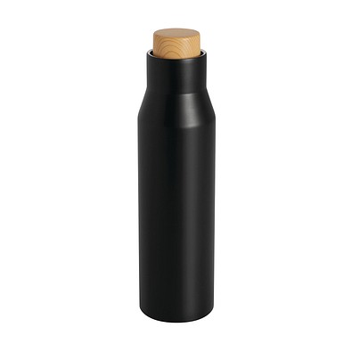 Vakuum-Trinkflasche DRINK NOBLY,schwarz
