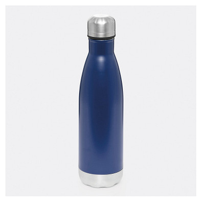 Vakuum-Trinkflasche GOLDEN TASTE doppelwandig,blau