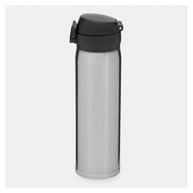 Vakuum-Trinkflasche OOLONG,silber