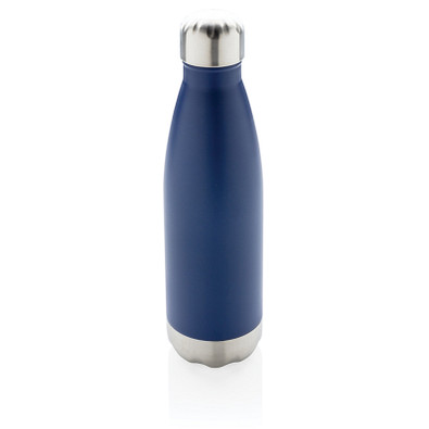 XD COLLECTION Vakuumisolierte Stainless Steel Flasche, 500 ml, blau