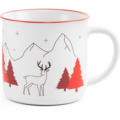 VERNON X. Keramiktasse, Rot