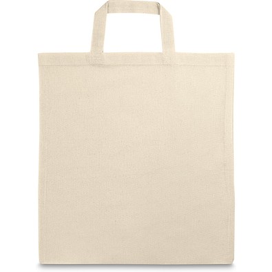 VICTORIA. Tragetasche aus 100% Baumwolle (100 g/m²), Naturhell