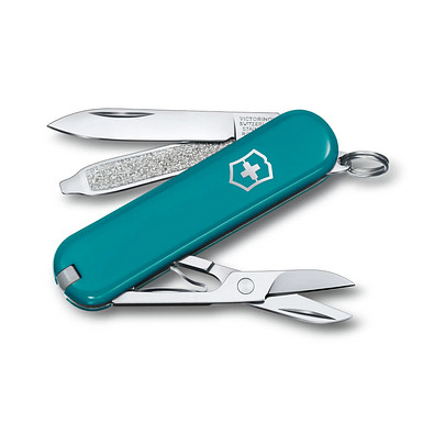 VICTORINOX Taschenmesser Classic SD, 7 Funktionen, türkis