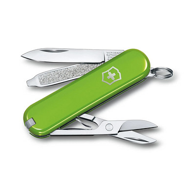 VICTORINOX Taschenmesser Classic SD, 7 Funktionen, hellgrün