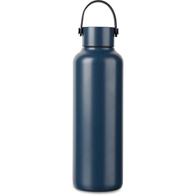 VINGA Baltimore RCS recyc. Edelstahlflasche 600ml, navy blau