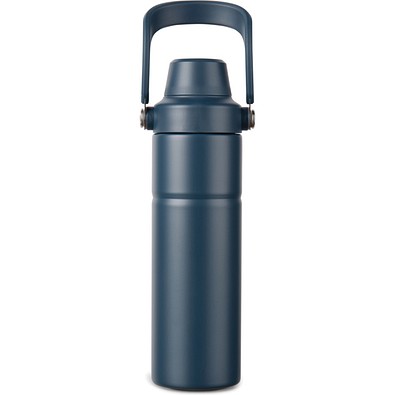 VINGA Baltimore Trek RCS recycelte SS Flasche 600ml, navy blau