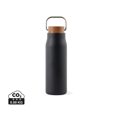 VINGA Ciro RCS recycelte Vakuumflasche 300ml, schwarz