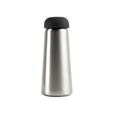 VINGA Erie 450ml Vakuumflasche aus RCS recyceltem Stahl, silber