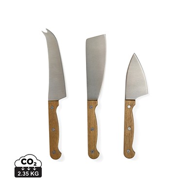 VINGA Käsemesser-Set Story of Cheese, grün