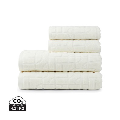 VINGA Verso Handtuch aus OCS Bio-Baumwolle, 4er-Set, neutral