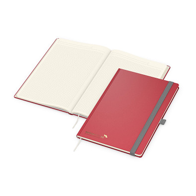 Geiger-Notes Vision-Book Creme A4 Bestseller, inkl. Goldprägung, rot