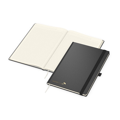 Geiger-Notes Vision-Book Creme A4 Bestseller, inkl. Goldprägung, schwarz