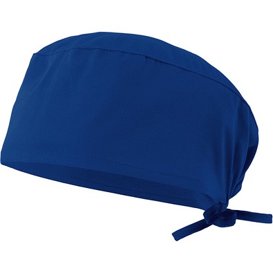 VL ENLIL. Gesundheitsbonnet (190g/m²), in Baumwolle (35%) und Polyester (65%), Königsblau