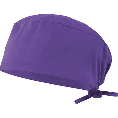 VL ENLIL. Gesundheitsbonnet (190g/m²), in Baumwolle (35%) und Polyester (65%), Lila