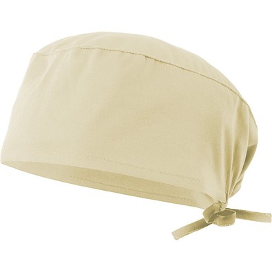 VL ENLIL. Gesundheitsbonnet (190g/m²), in Baumwolle (35%) und Polyester (65%), Pastellgelb