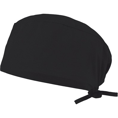 VL ENLIL. Gesundheitsbonnet (190g/m²), in Baumwolle (35%) und Polyester (65%), Schwarz