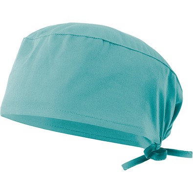 VL ENLIL. Gesundheitsbonnet (190g/m²), in Baumwolle (35%) und Polyester (65%), Türkis