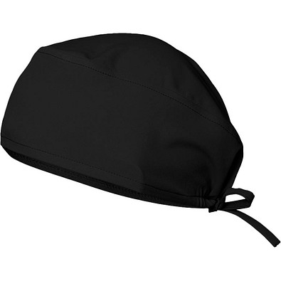 VL SAGA. Hygienemütze (140 g/m²), aus 100 % Mikrofaser, Schwarz