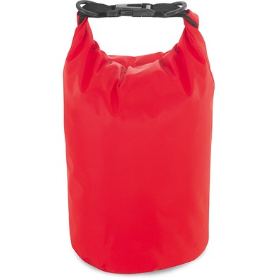 VOLGA. Wasserdichter Rucksack aus Plane, Rot